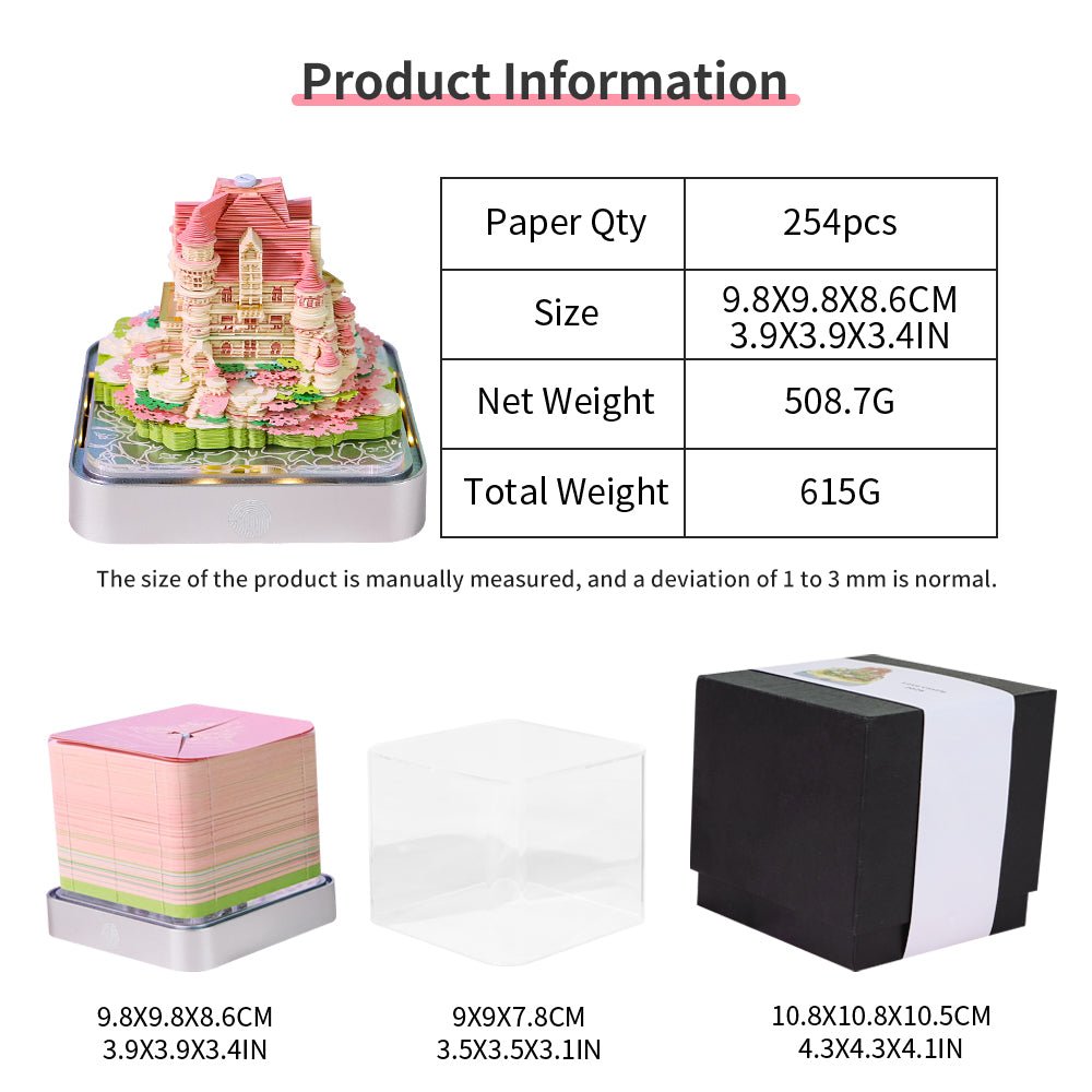 3D Calendar 2026 - Love Castle