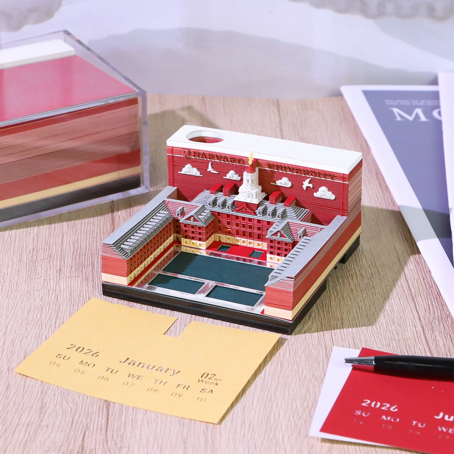 3D-Kalender 2026 – Harvard University