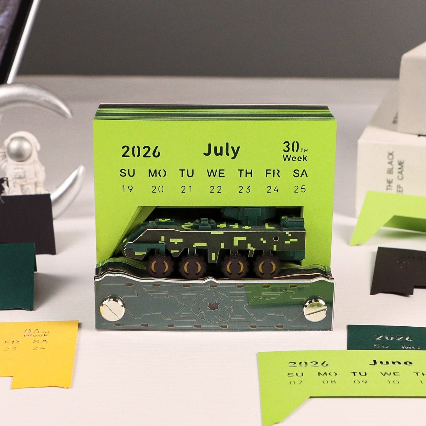 3D-Kalender 2026 – Gepanzerte Fahrzeuge