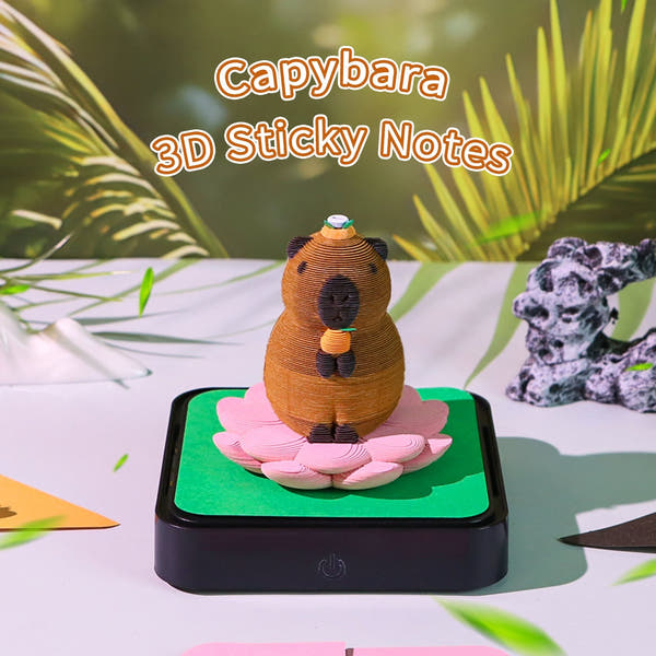 3D Calendar 2026 - Capybara