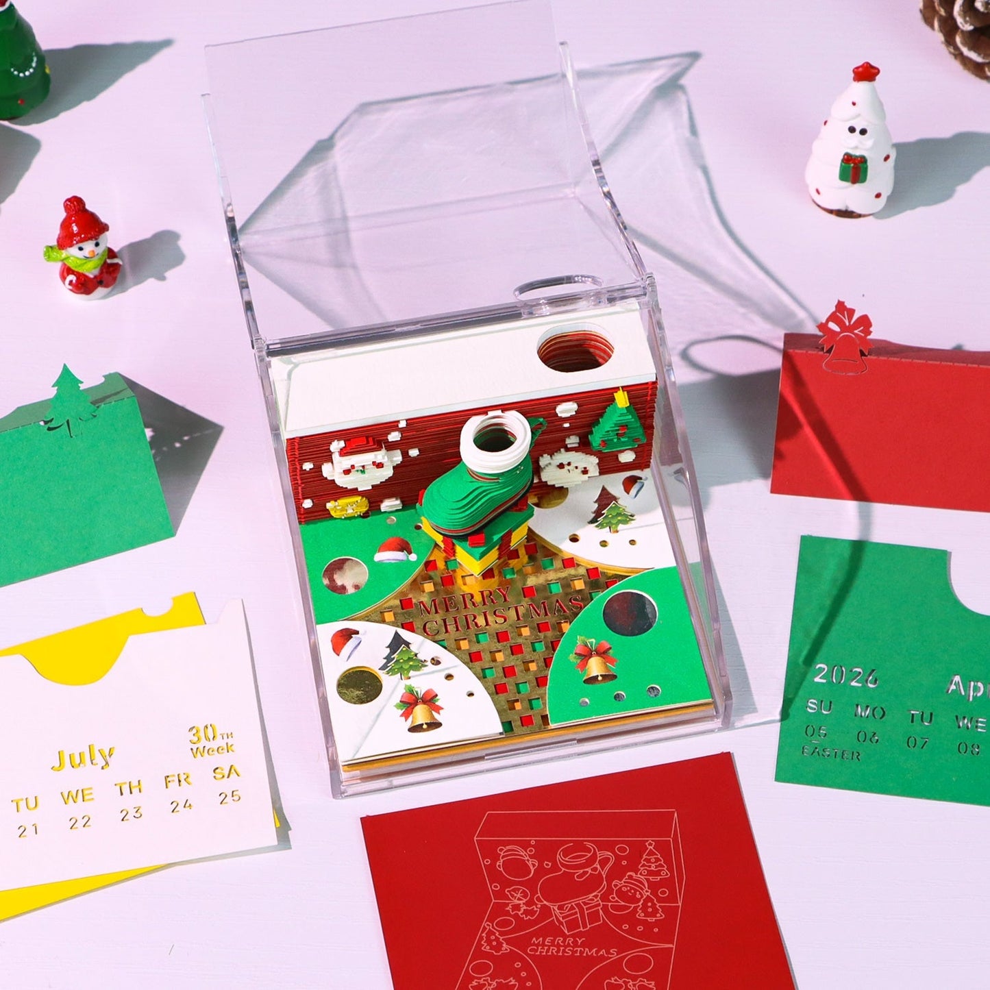 3D Calendar 2026 - Christmas Cup