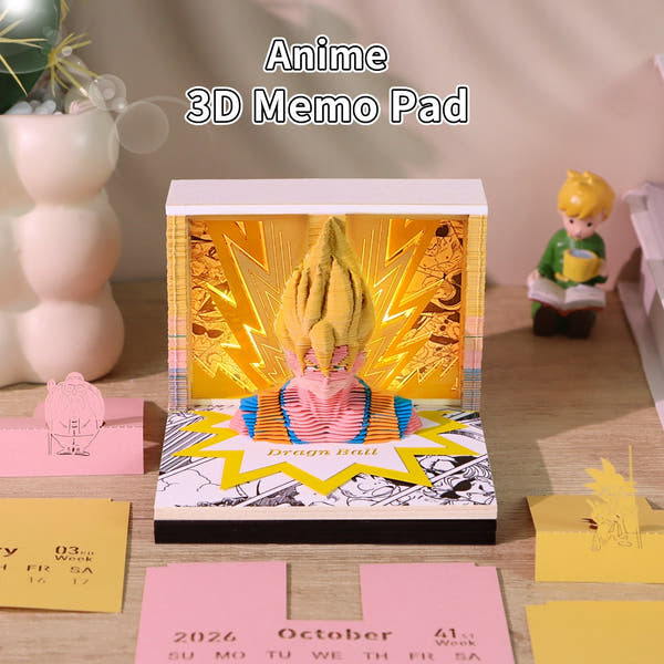 3D Calendar 2026 - Dragon Ball