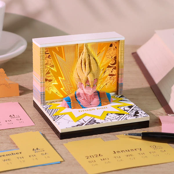 3D Calendar 2026 - Dragon Ball