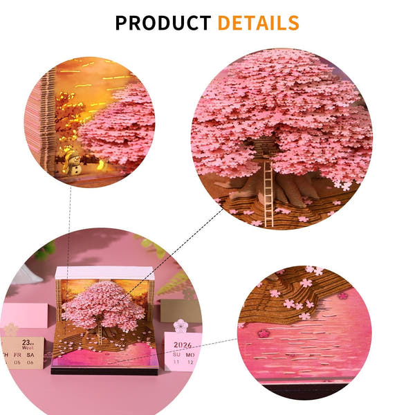 3D-Kalender 2026 – Träumender Baum