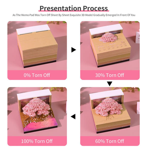 3D-Kalender 2026 – Träumender Baum