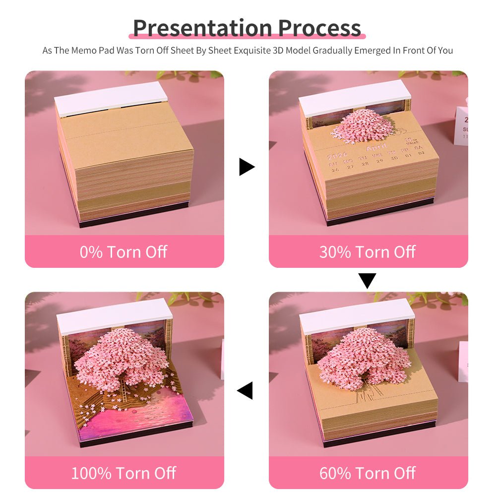 3D-Kalender 2026 – Träumender Baum