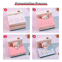 3D-Kalender 2026 – Springende Katze