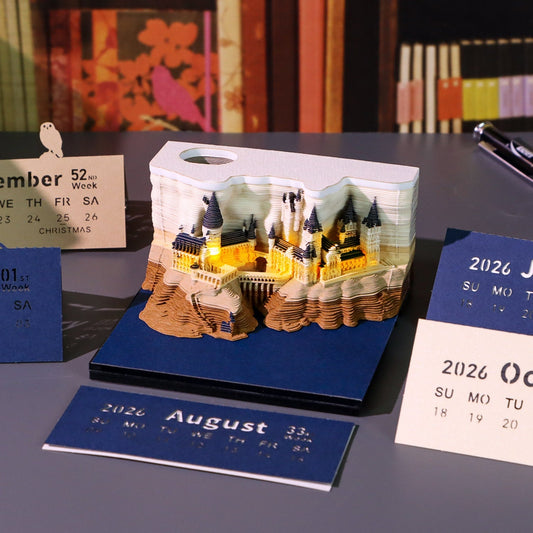 3D-Kalender 2026 - Magisches Schloss
