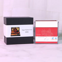 3D-Kalender 2026 – Magischer Bahnsteigzug