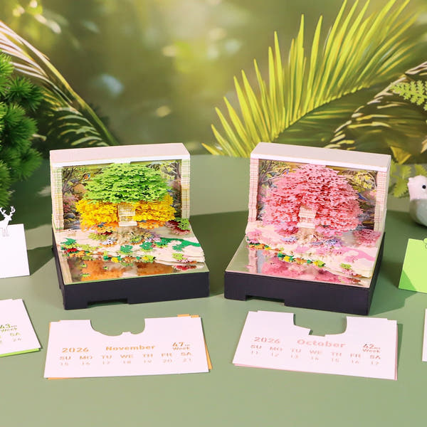 3D-Kalender 2026 – Musikbaum