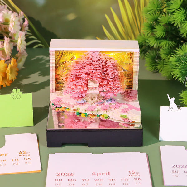 3D-Kalender 2026 – Musikbaum