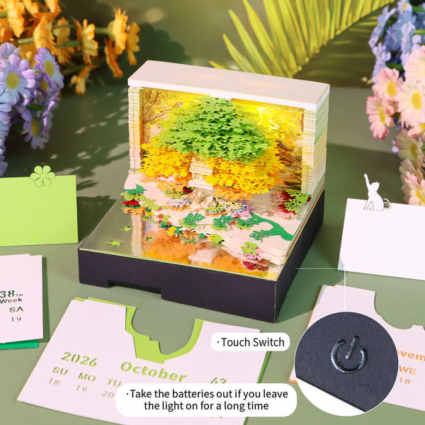 3D-Kalender 2026 – Musikbaum