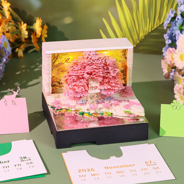 3D-Kalender 2026 – Musikbaum