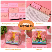 3D-Kalender 2026 – Pfirsichblütenwald