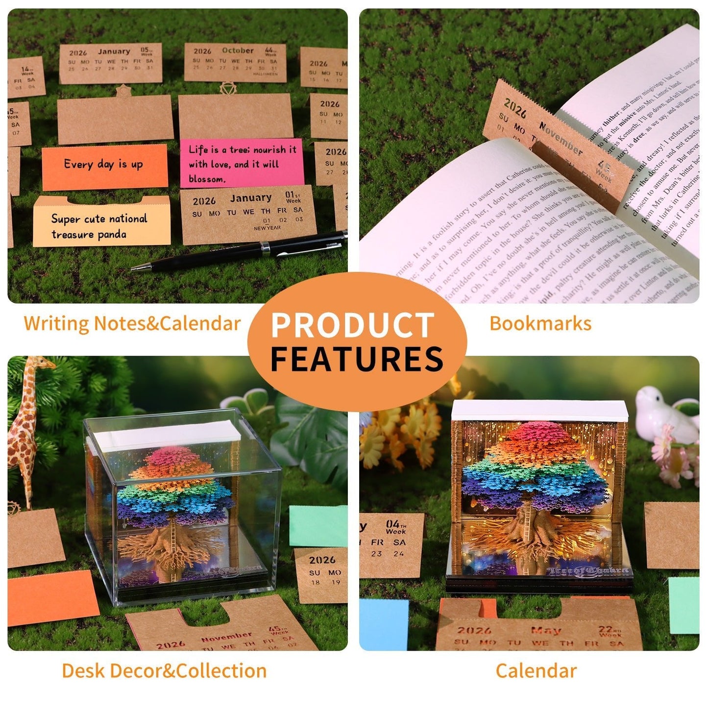 3D-Kalender 2026 – Chakra-Baum