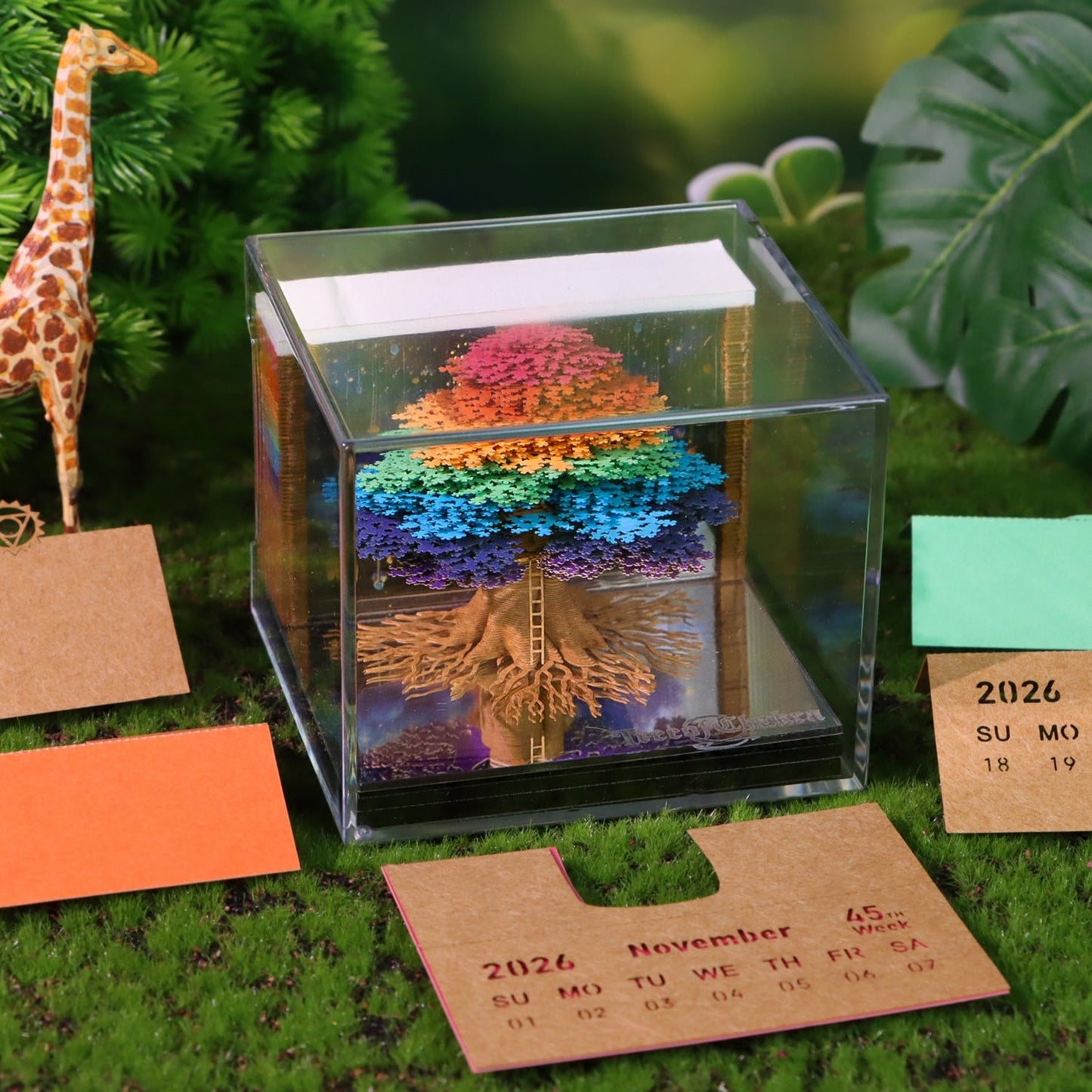 3D-Kalender 2026 – Chakra-Baum