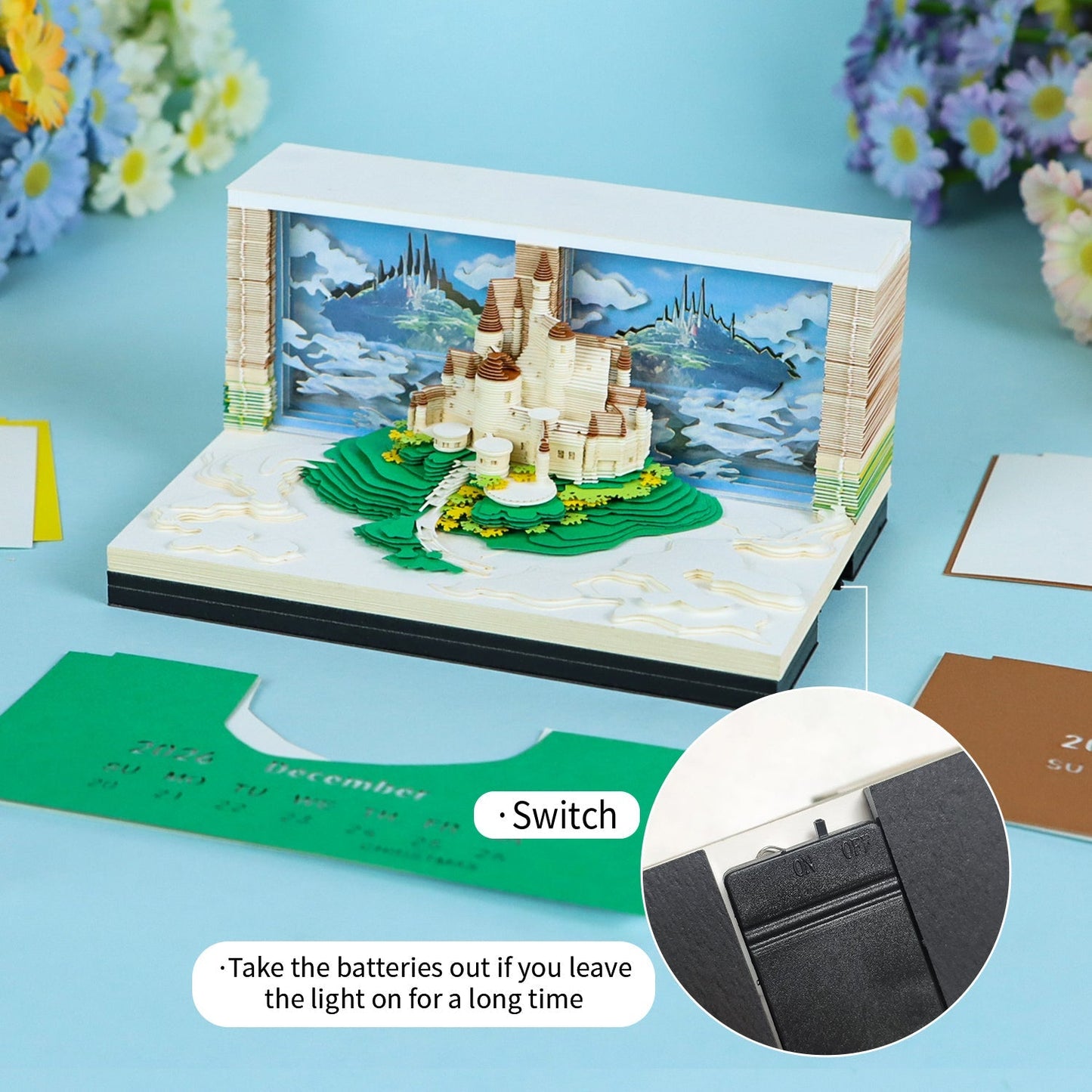 3D-Kalender 2026 – Stadt im Himmel