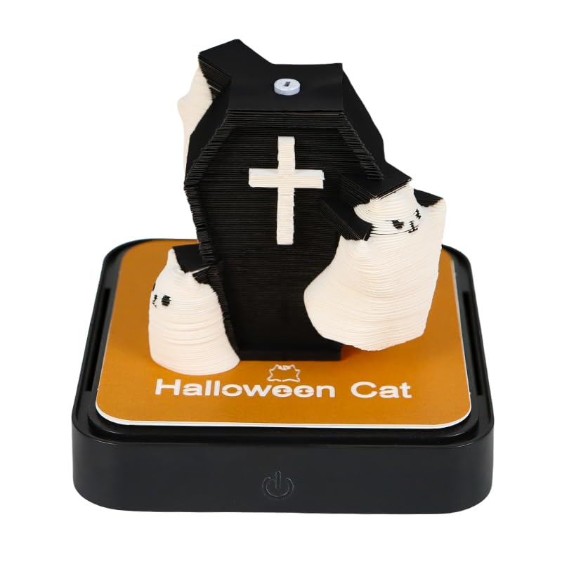 3D-Kalender 2026 – Halloween-Katze