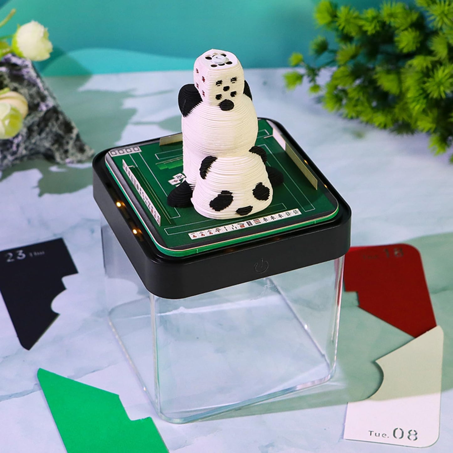 3D-Kalender 2026 - Mahjong Panda