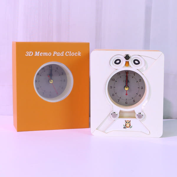 3D-Kalender 2026 – Eulenuhr