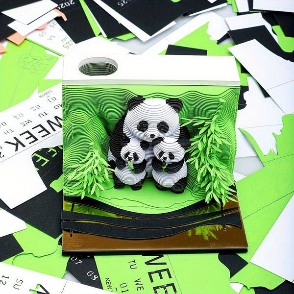3D-Kalender 2026 - Panda B