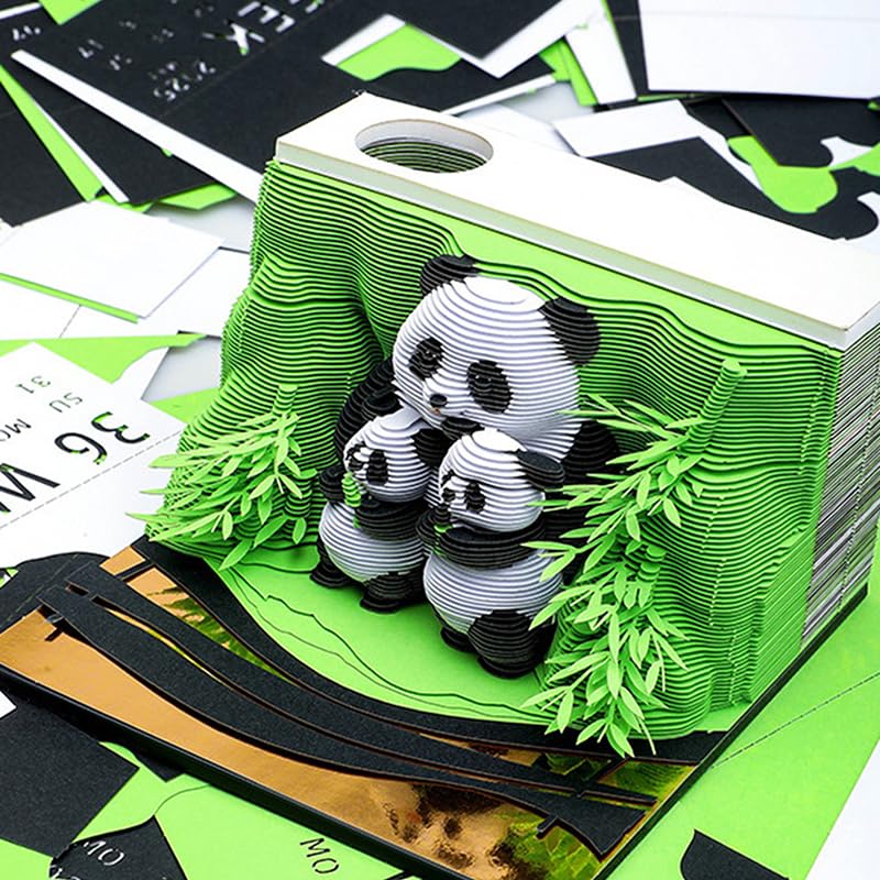 3D-Kalender 2026 - Panda B