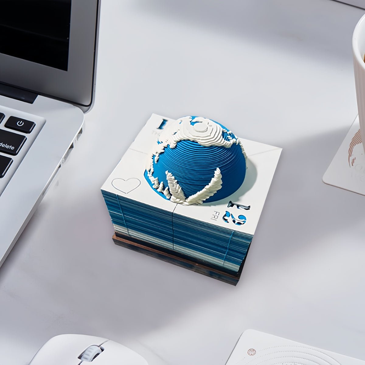 3D Calendar 2026 - Peace Earth