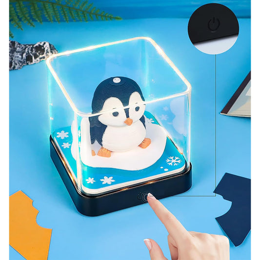 3D Calendar 2026 - Penguin