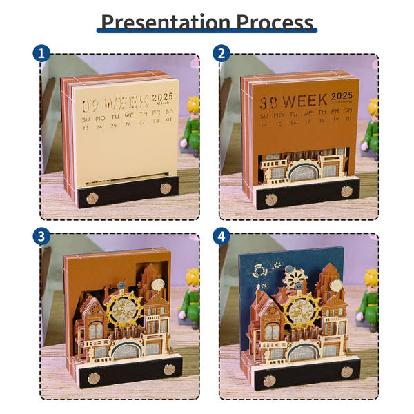 3D Calendar 2026 - Punk Era