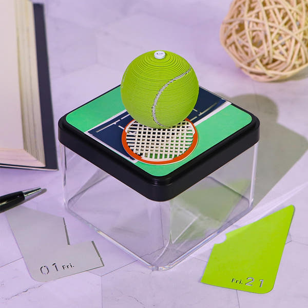 3D Calendar 2026 - Tennis