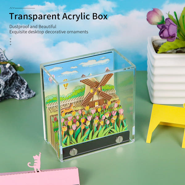 3D-Kalender 2026 - Windmühle