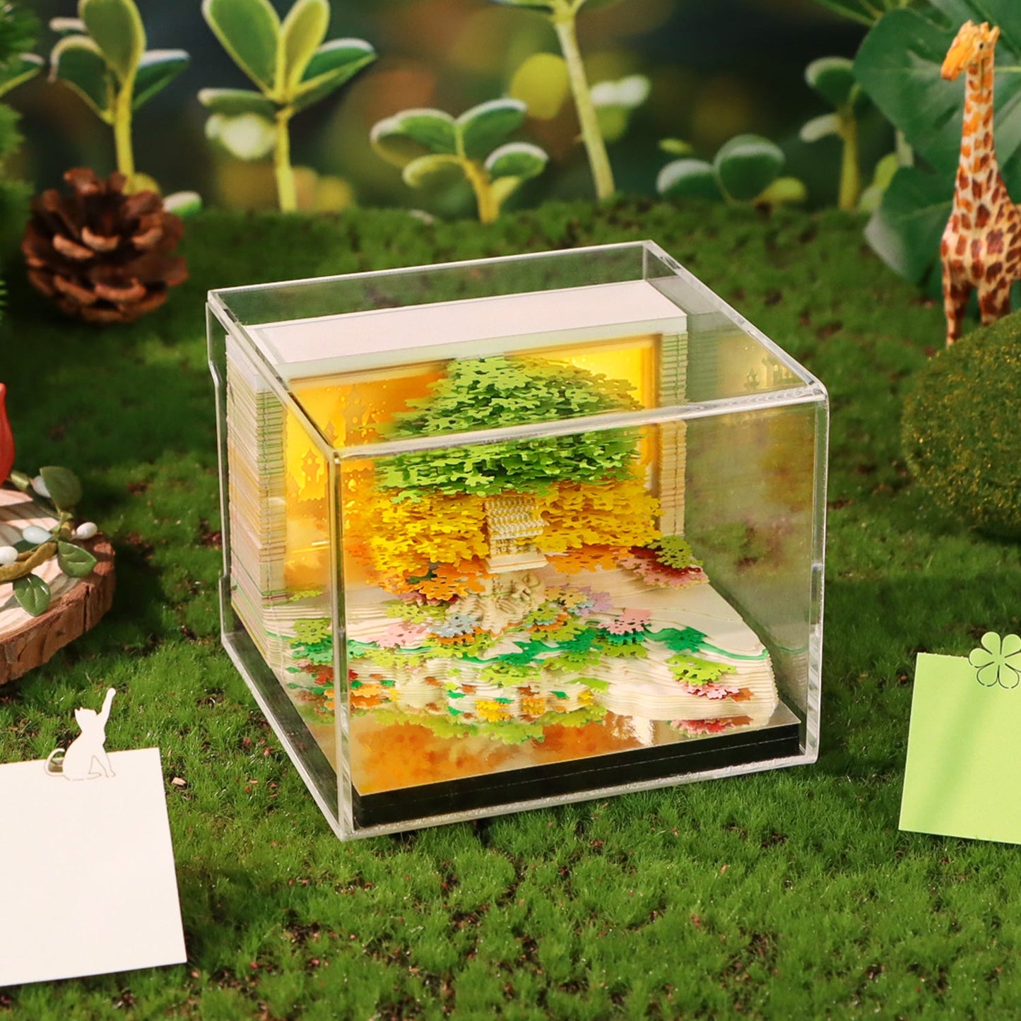 Green Tree House(With Light & Calendar 2026)