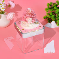 Rosa Baum (mit Licht) & Kalender 2026)