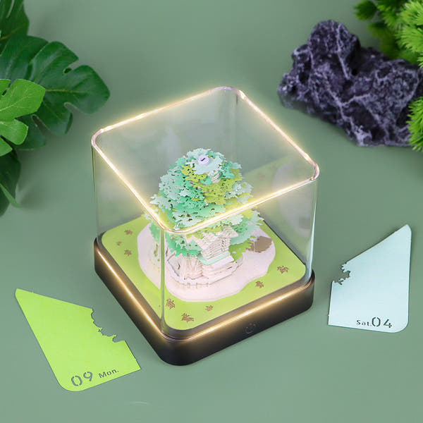 Grüner Baum (mit Licht) & Kalender 2026)