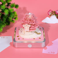 Rosa Baum (mit Licht) & Kalender 2026)